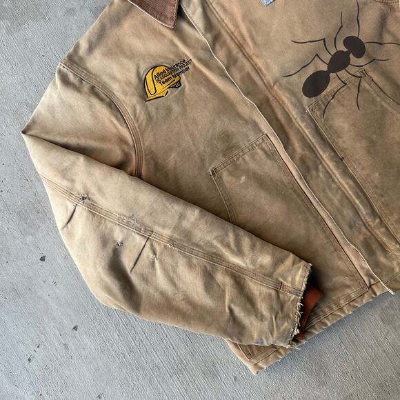 Vintage Y2K Carhartt brown arctic work wear jacket - Picture 2 of 9